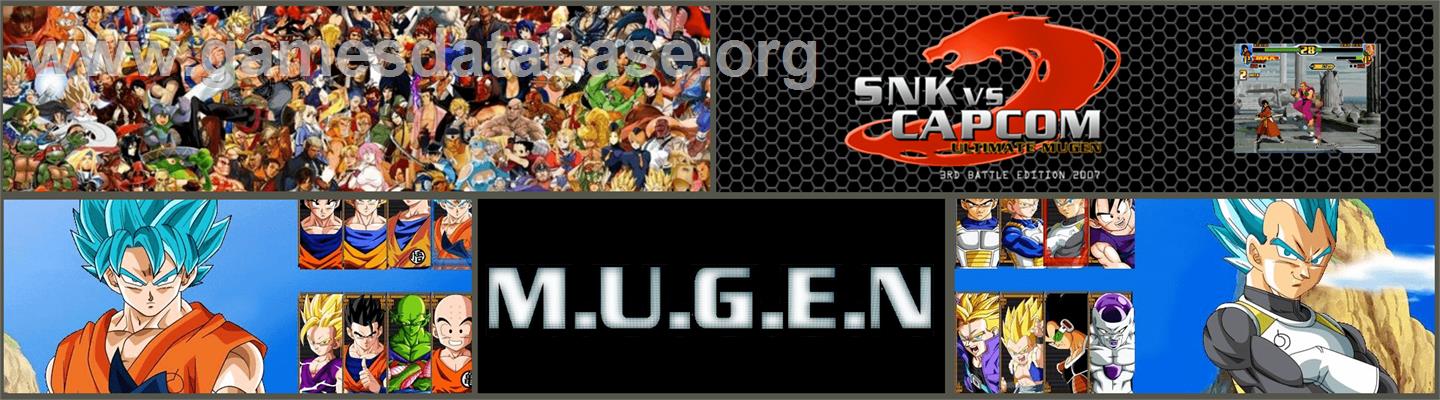 SNK vs Capcom Ultimate Mugen 3rd Battle Edition v3.0 - MUGEN - Artwork - Marquee