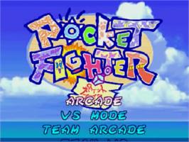 Title screen of Pocket Fighter on the MUGEN.