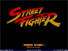 Title screen of Street Fighter 1 - Champion Edition on the MUGEN.