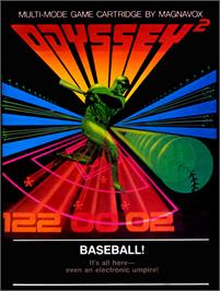 Box cover for Baseball! on the Magnavox Odyssey 2.