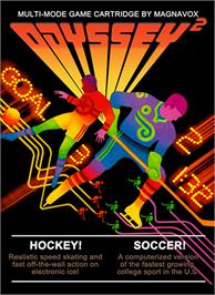 Box cover for Hockey! / Soccer! on the Magnavox Odyssey 2.