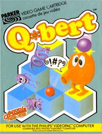 Box cover for Q*Bert on the Magnavox Odyssey 2.
