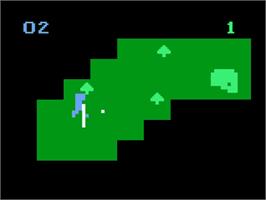In game image of Computer Golf! on the Magnavox Odyssey 2.