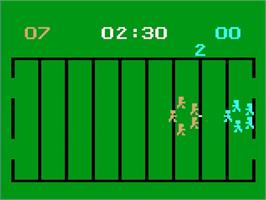 In game image of Football! on the Magnavox Odyssey 2.