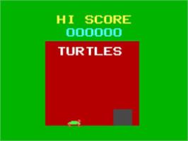 Title screen of Turtles on the Magnavox Odyssey 2.