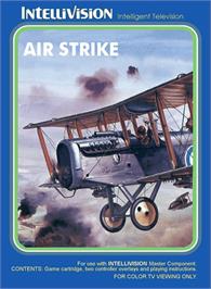 Box cover for Air Strike on the Mattel Intellivision.