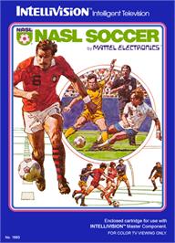 Box cover for NASL Soccer on the Mattel Intellivision.