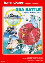 Box cover for Sea Battle on the Mattel Intellivision.