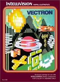 Box cover for Vectron on the Mattel Intellivision.