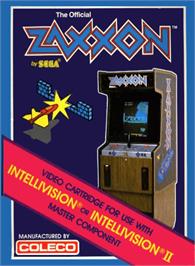 Box cover for Zaxxon on the Mattel Intellivision.