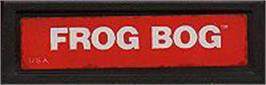 Top of cartridge artwork for Frog Bog on the Mattel Intellivision.