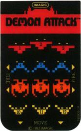 Overlay for Demon Attack on the Mattel Intellivision.