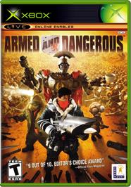Box cover for Armed and Dangerous on the Microsoft Xbox.