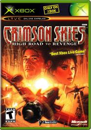 Box cover for Crimson Skies: High Road to Revenge on the Microsoft Xbox.