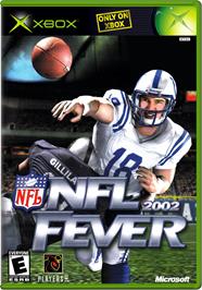 Box cover for NFL Fever 2002 on the Microsoft Xbox.