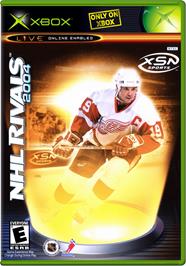 Box cover for NHL Rivals 2004 on the Microsoft Xbox.