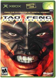 Box cover for Tao Feng: Fist of the Lotus on the Microsoft Xbox.