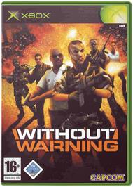 Box cover for Without Warning on the Microsoft Xbox.