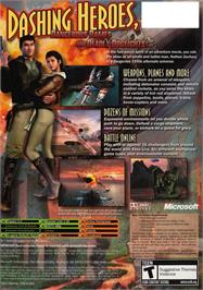 Box back cover for Crimson Skies: High Road to Revenge on the Microsoft Xbox.