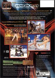 Box back cover for Dead or Alive Ultimate on the Microsoft Xbox.