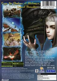 Box back cover for Panzer Dragoon Orta on the Microsoft Xbox.
