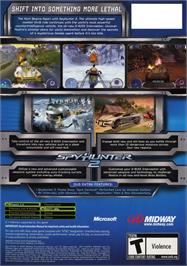 Box back cover for Spy Hunter 2 on the Microsoft Xbox.