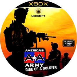 Artwork on the CD for America's Army: Rise of a Soldier (Special Edition) on the Microsoft Xbox.