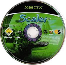 Artwork on the CD for Scaler on the Microsoft Xbox.