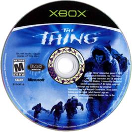 Artwork on the CD for Thing on the Microsoft Xbox.
