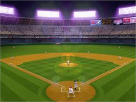 In game image of Major League Baseball 2K5 on the Microsoft Xbox.