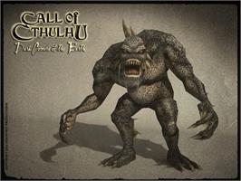 Title screen of Call of Cthulhu: Dark Corners of the Earth on the Microsoft Xbox.
