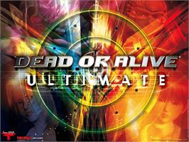 Title screen of Dead or Alive Ultimate on the Microsoft Xbox.