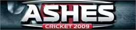 Banner artwork for Ashes Cricket 2009.