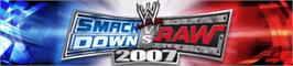 Banner artwork for Smackdown vs RAW 2007.