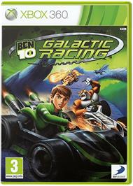 Box cover for Ben 10 Galactic Racing on the Microsoft Xbox 360.