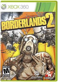 Box cover for Borderlands 2 on the Microsoft Xbox 360.