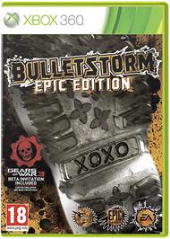 Box cover for Bulletstorm on the Microsoft Xbox 360.