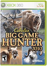 Box cover for Cabela's BGH 2010 on the Microsoft Xbox 360.