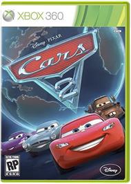 Box cover for Cars 2: The Video Game on the Microsoft Xbox 360.