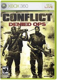 Box cover for Conflict: Denied Ops on the Microsoft Xbox 360.
