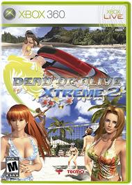 Box cover for DEAD OR ALIVE Xtreme 2 on the Microsoft Xbox 360.