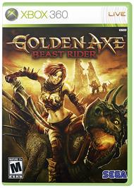 Box cover for Golden Axe:Beast Rider on the Microsoft Xbox 360.