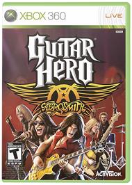 Box cover for Guitar Hero: Aerosmith on the Microsoft Xbox 360.