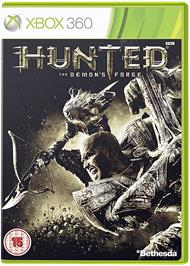 Box cover for Hunted Demons Forge on the Microsoft Xbox 360.
