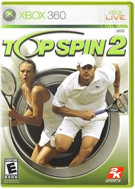 Box cover for Top Spin 2 on the Microsoft Xbox 360.
