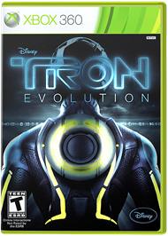 Box cover for Tron: Evolution on the Microsoft Xbox 360.