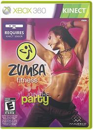 Box cover for Zumba Fitness on the Microsoft Xbox 360.