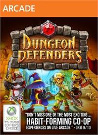 Box cover for Dungeon Defenders on the Microsoft Xbox Live Arcade.