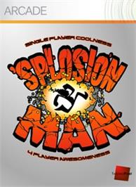 Box cover for Splosion Man on the Microsoft Xbox Live Arcade.