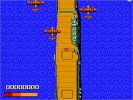 In game image of 1943 Kai on the NEC PC Engine.